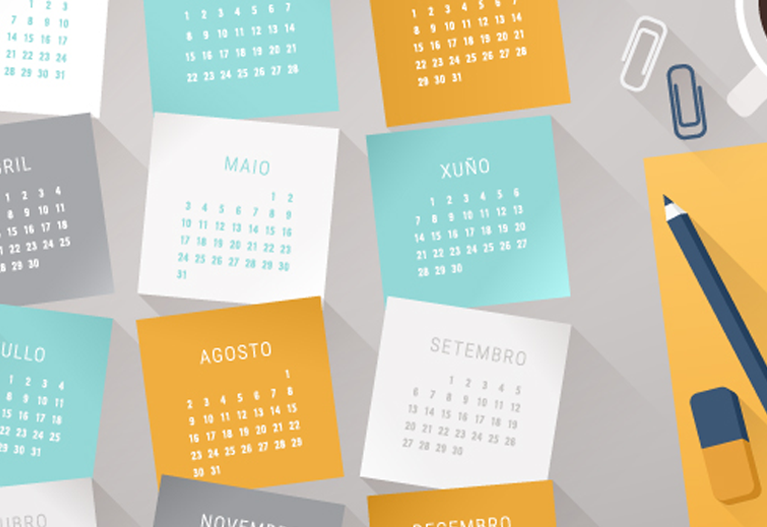 Imaxe relacionada a: Organiza o teu calendario laboral 2026